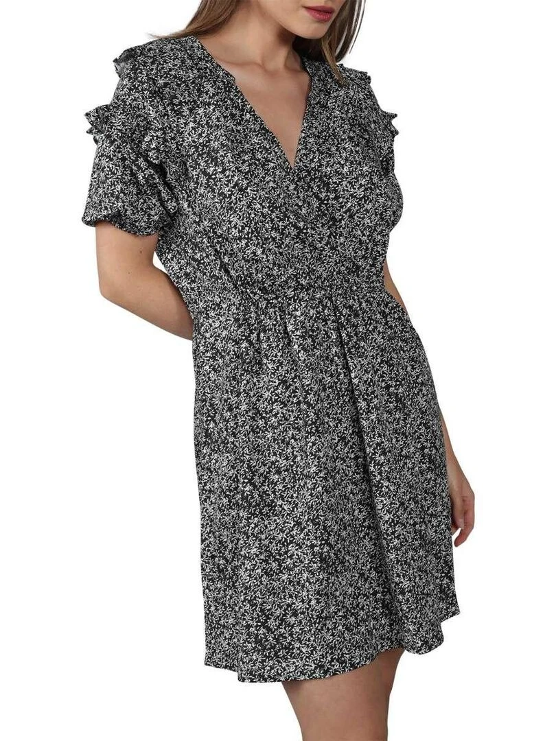 CHATTAWAK Robe courte ajustée Noir