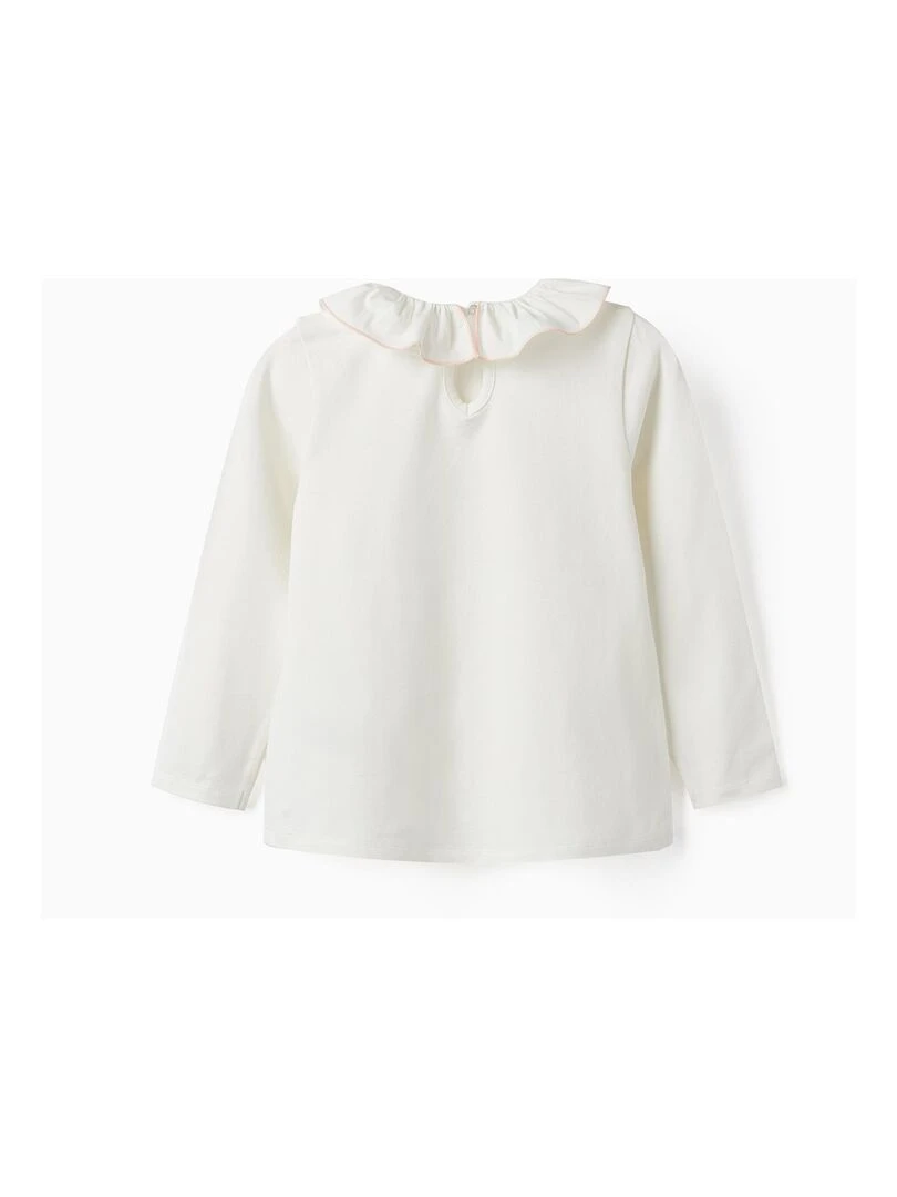 T shirt à manches longues the voyage 'Zippy' Blanc