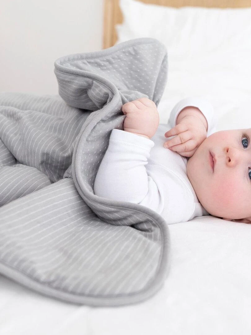 Bemini Couverture Pady twin jersey et twin jersey   Gris clair