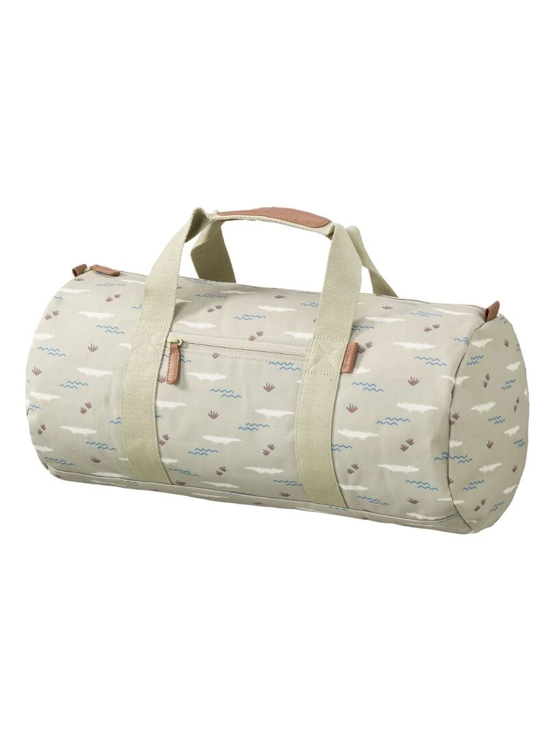 Sac week end Crocodile (55 x 26 cm)   Vert