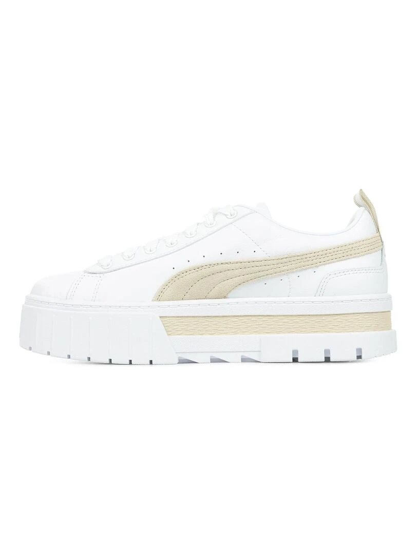 Baskets Mayze Lth Wn's   Blanc Beige