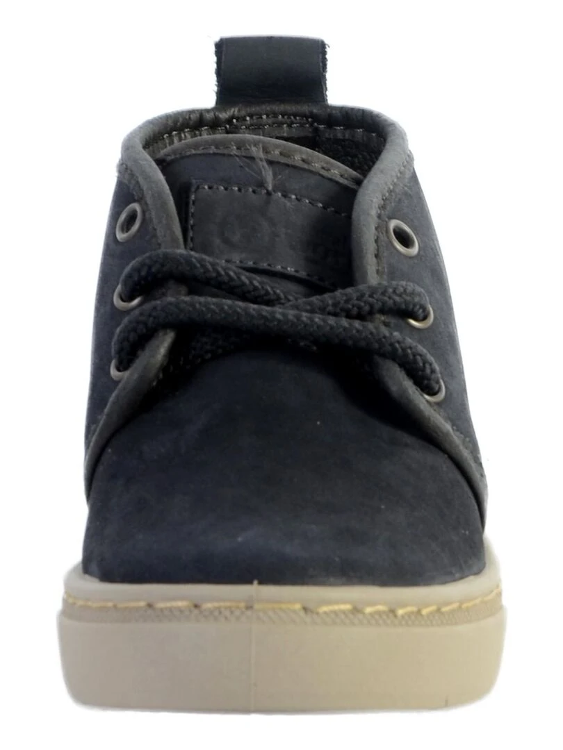 Basket Cuir Enfant Natural World Safari On Nappa   Noir
