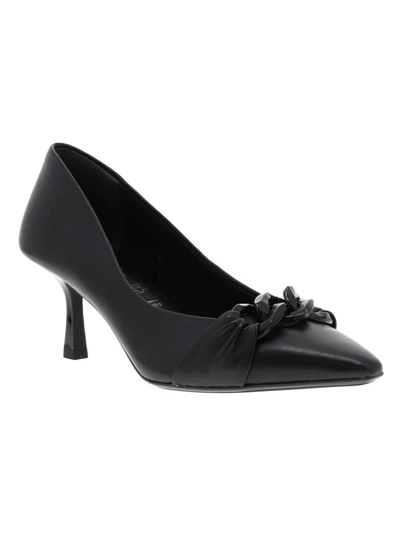 TAMARIS Escarpins cuir talon aiguille Noir
