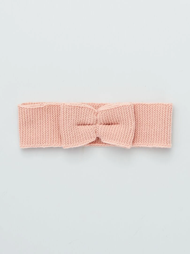 Bandeau en tricot 'La Manufacture de Layette' ROSE
