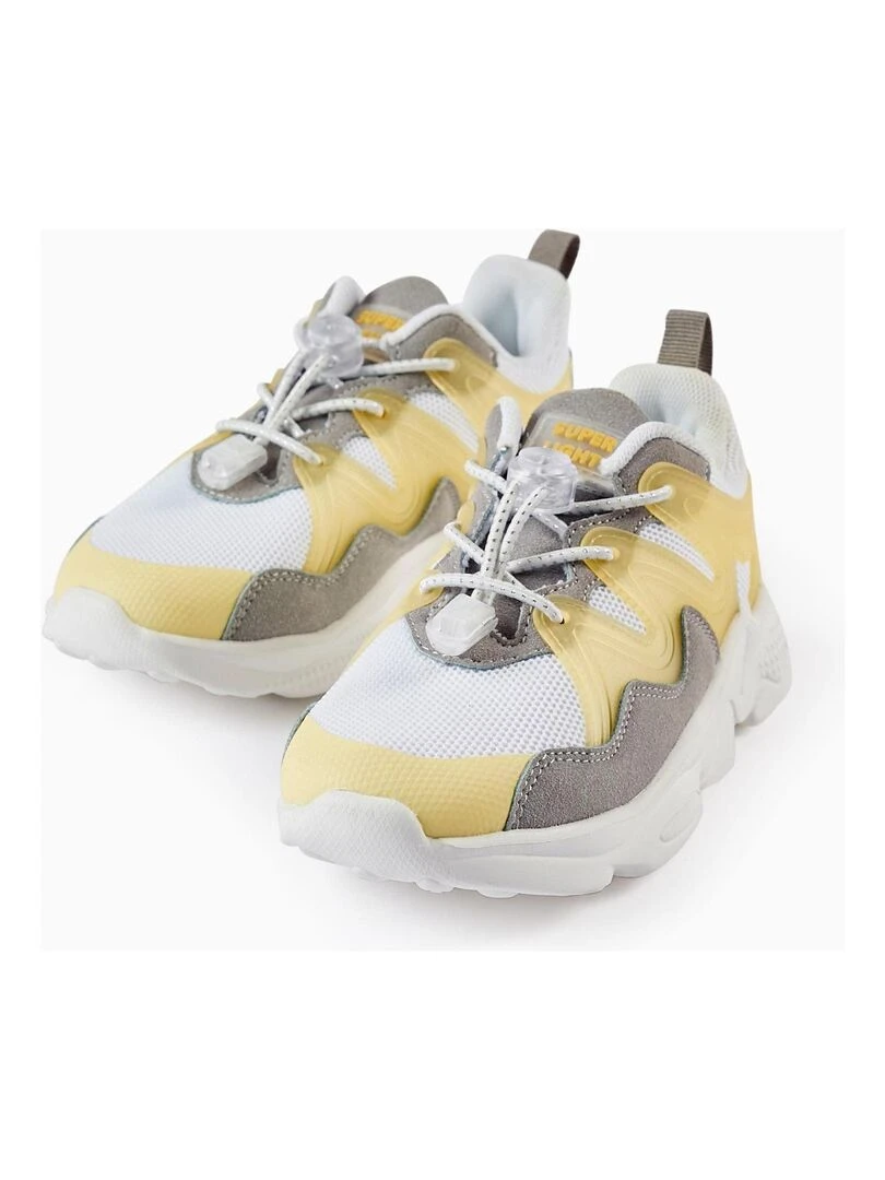 Baskets pour fille 'ZY Superlight' GREAT GOALS GREAT WORLD Jaune clair
