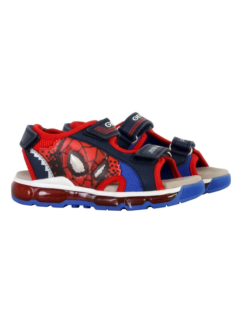 Sandales Cuir Enfant Geox Android   Bleu marine