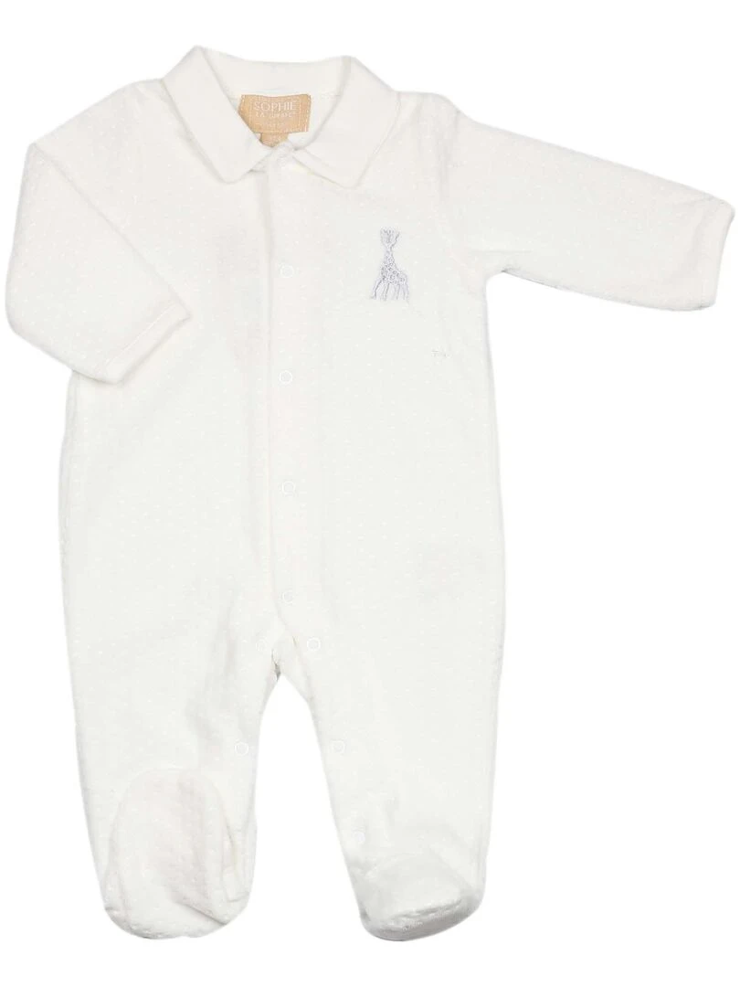 Pyjama naissance sophie La Girafe Ecru