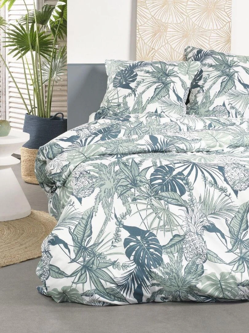 Parure de lit 'CRAZY CLAIRE' 'TODAY' Vert