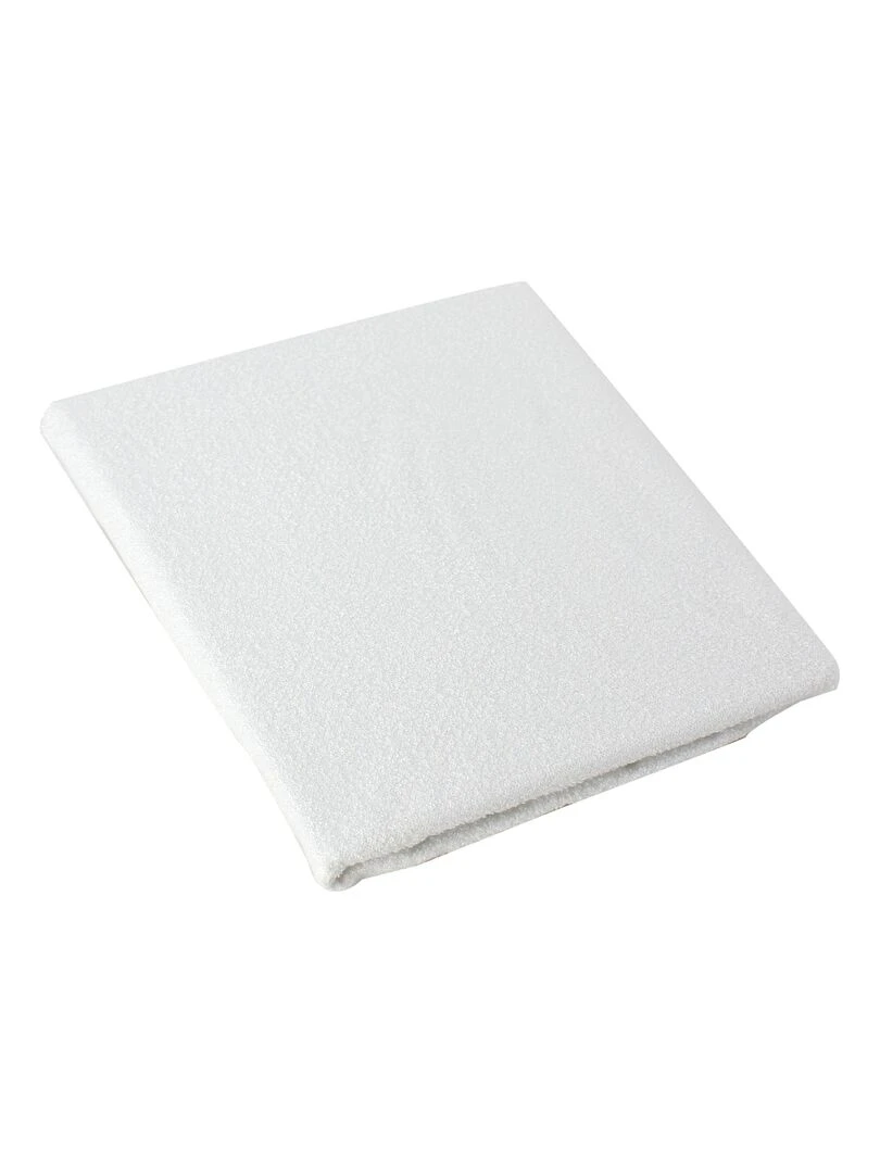 Alèse en viscose de bambou lit bébé Blanc