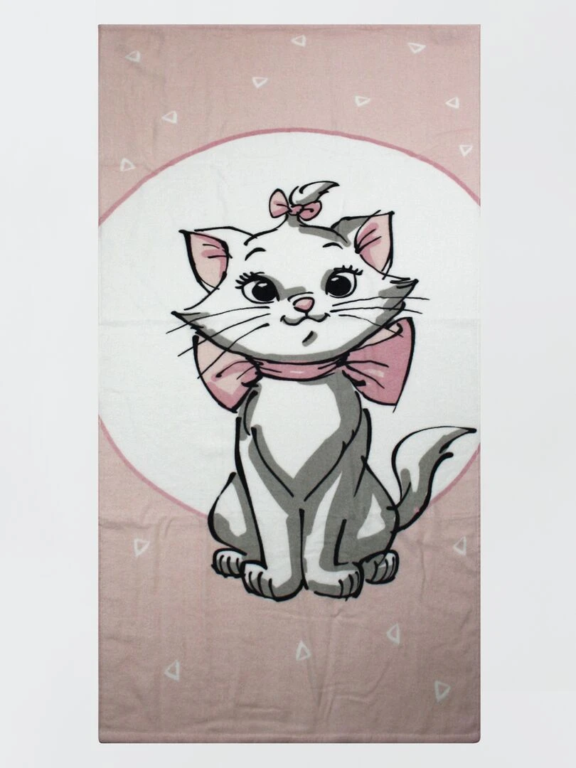 Drap de plage 'Marie' Rose