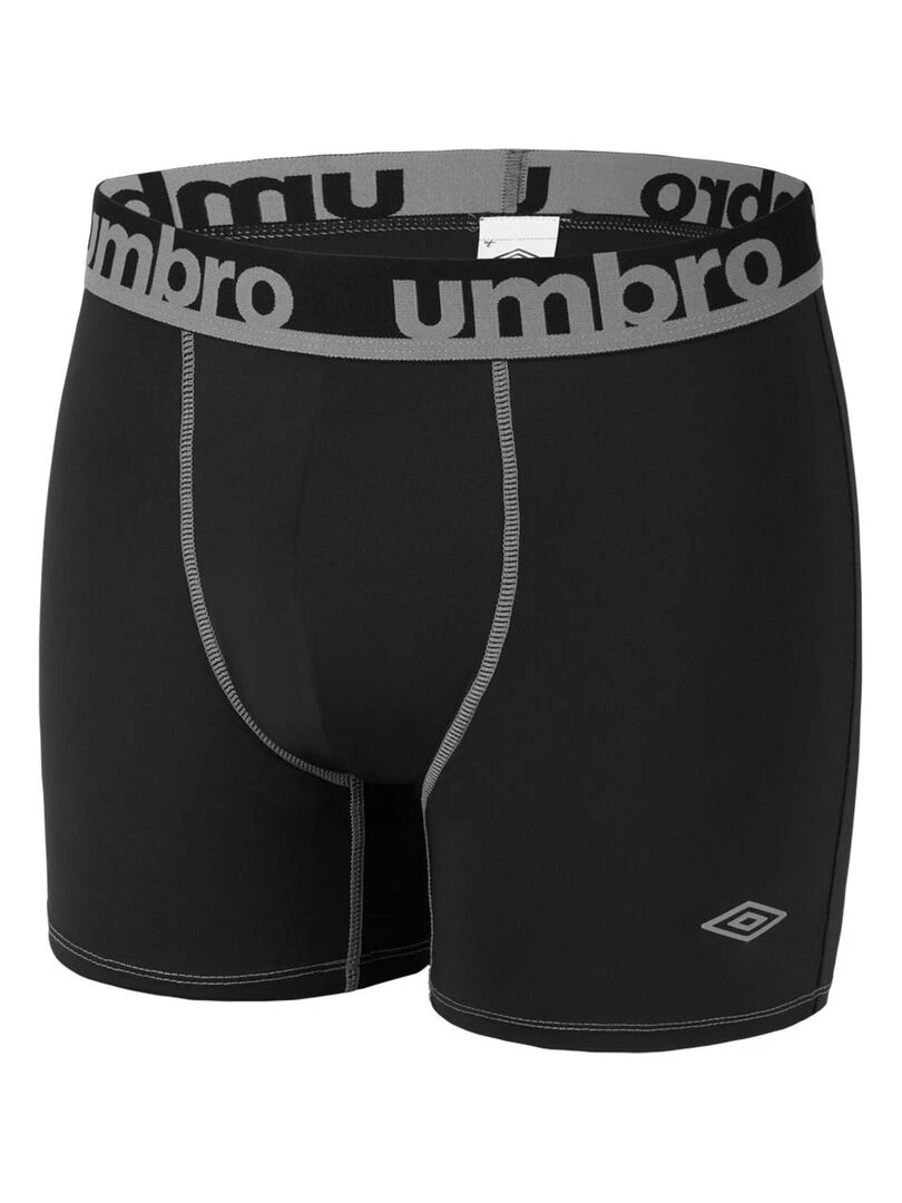 Lot de 6 Boxers homme Tec Umbro   Noir