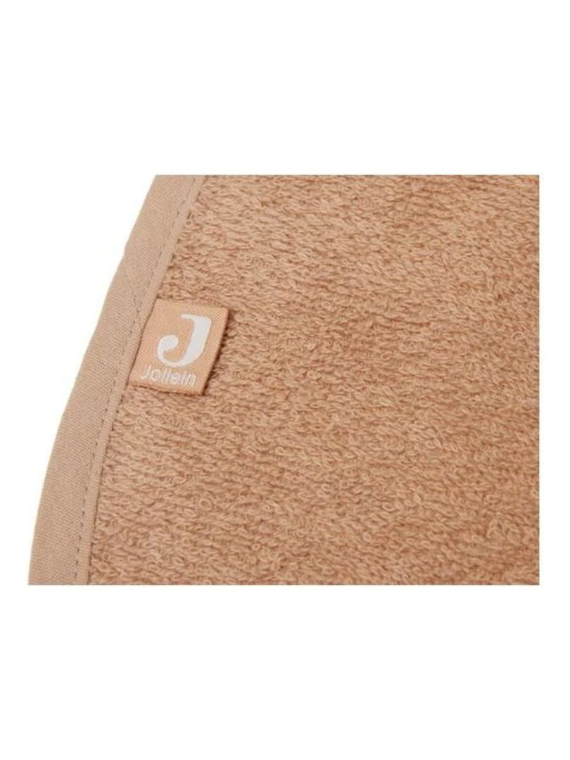 Bavoir Éponge Biscuit Jollein Marron