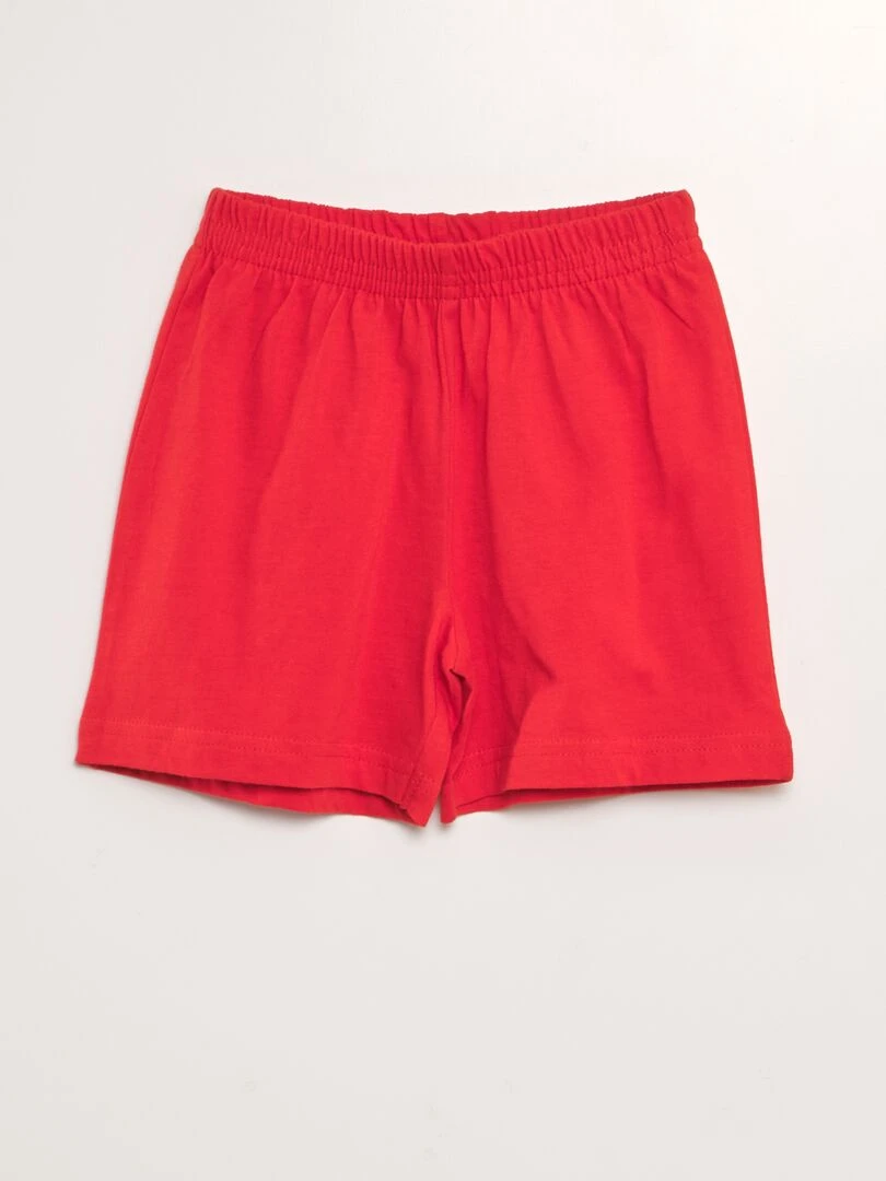 Pyjama d'ensemble crabe   2 pièces   Rouge