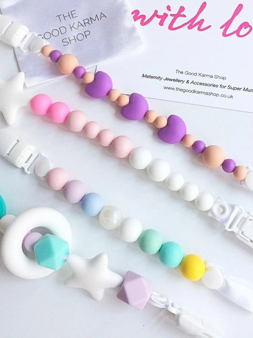 Accroche Tétine Lollipop Bleu   Bleu