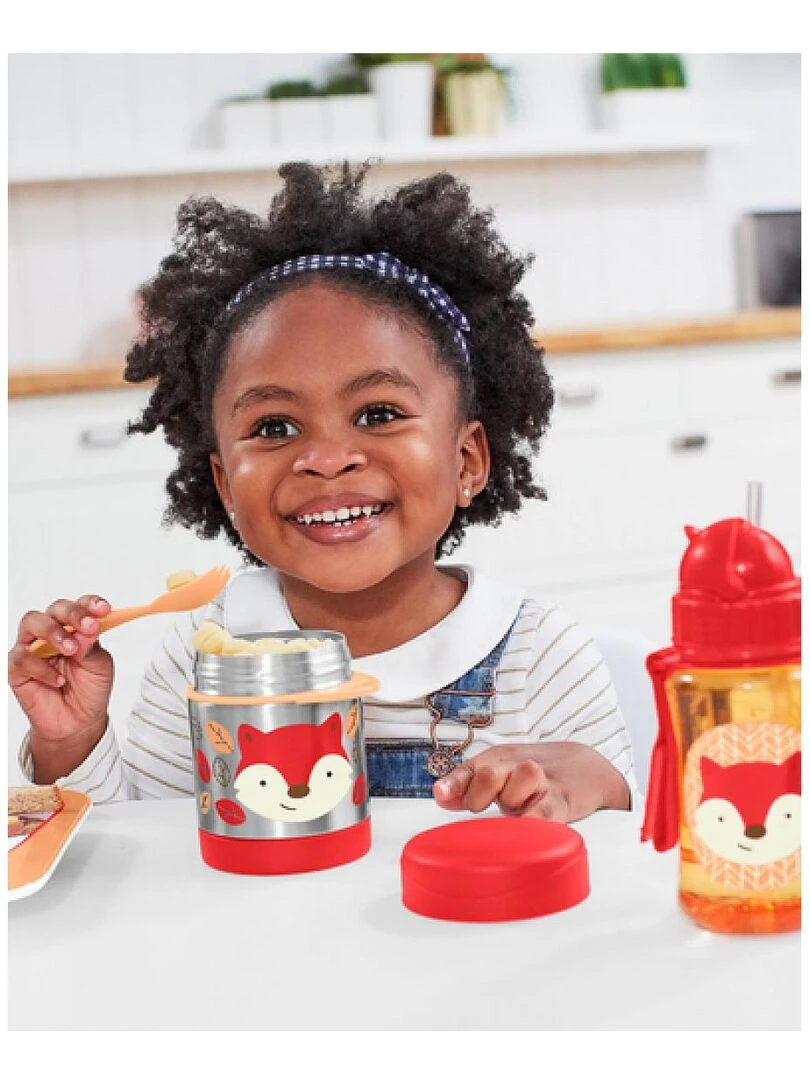 Thermos pour repas Zoo Renard   Orange