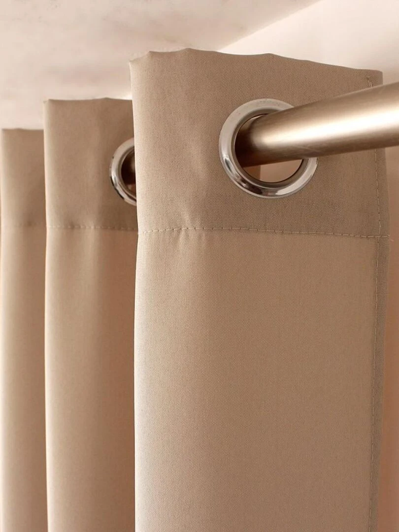 Rideau à œillets 140x240 Zoé naturel   Beige