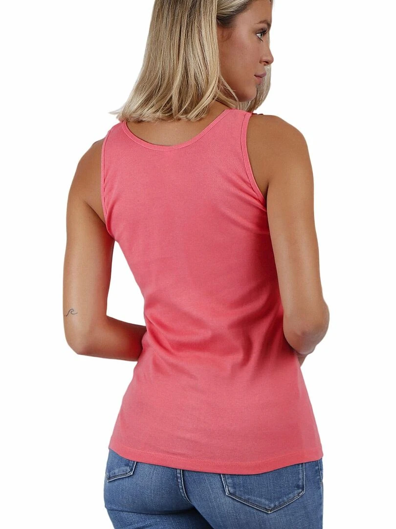 Débardeur Escote Guipur Orange corail