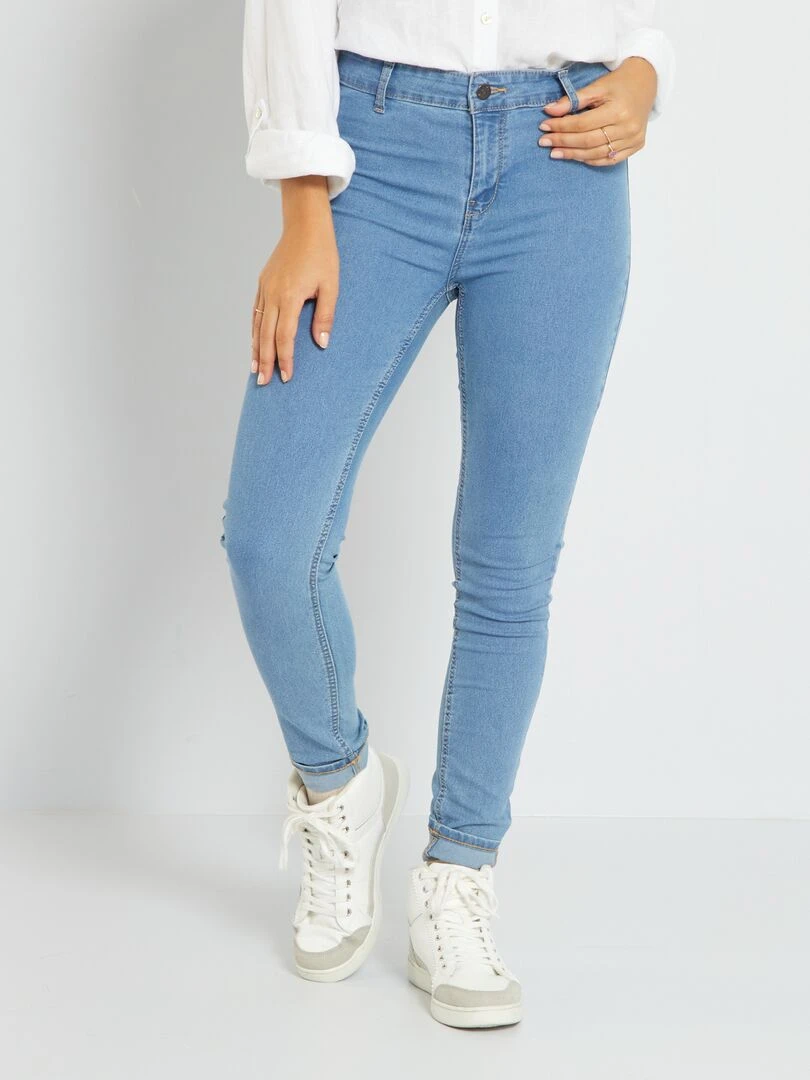 Jean skinny fit / coupe très ajustée Double stone