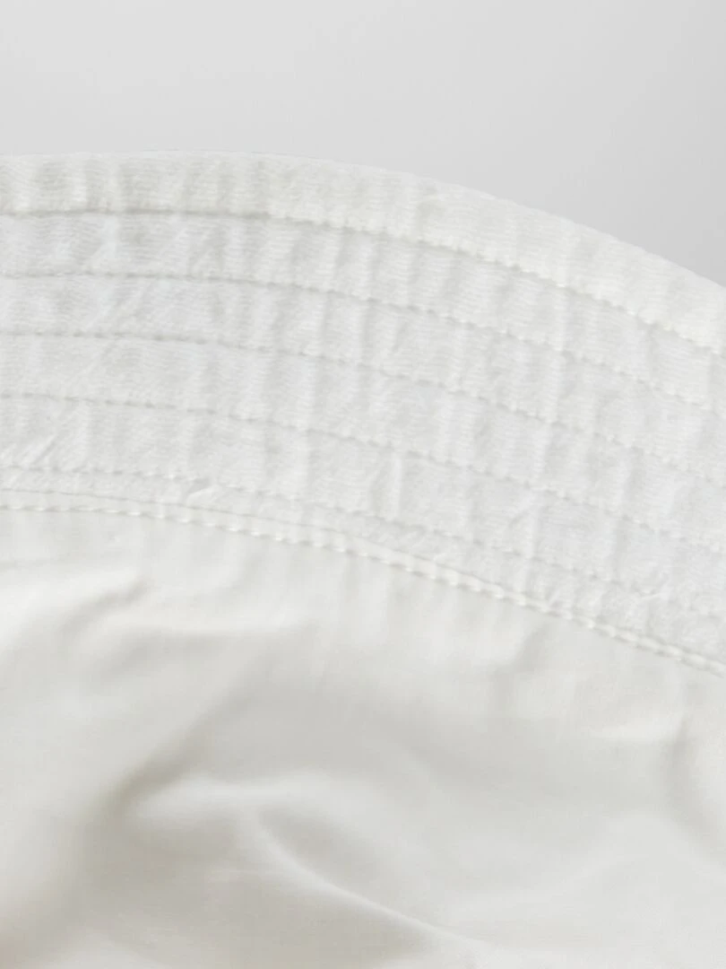 Bob en gaze de coton   blanc