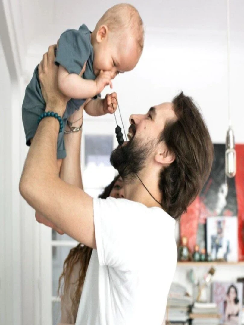 Collier d'allaitement Simple Dimple   Noir