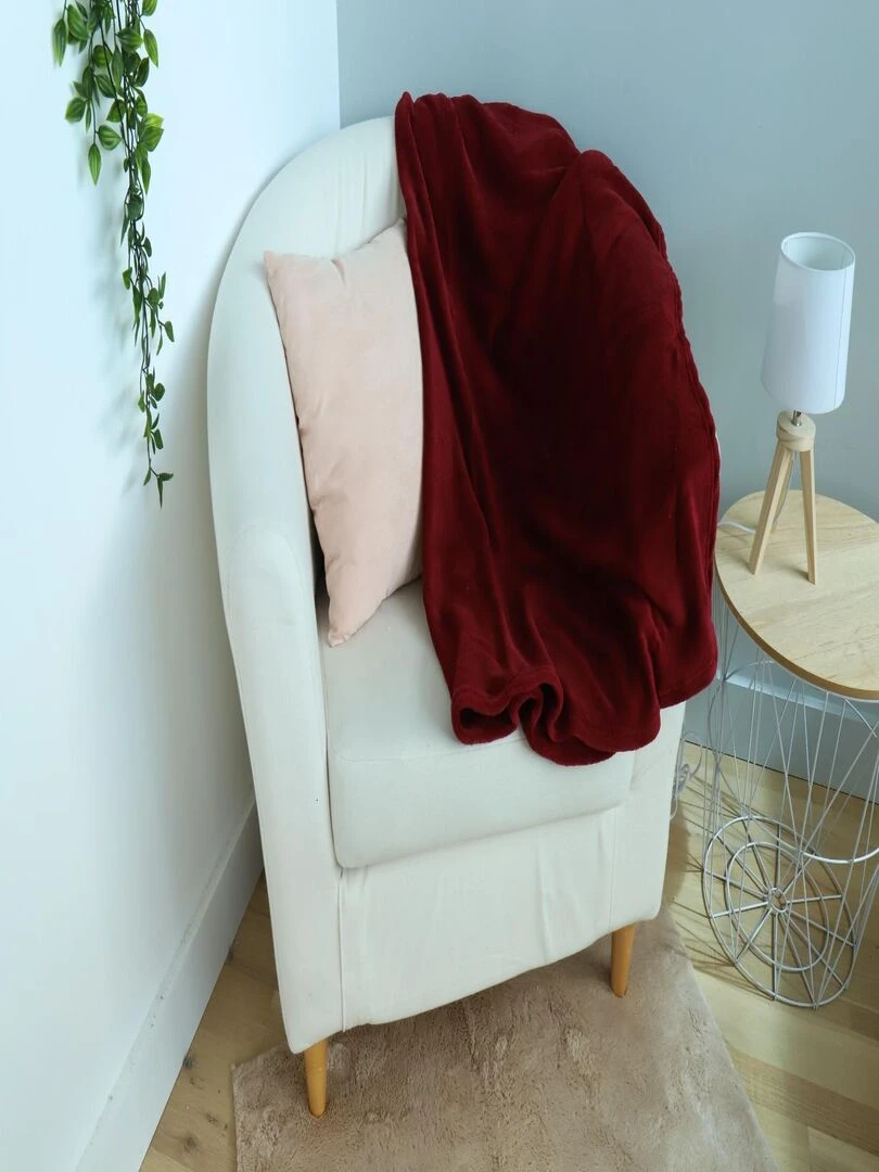 Coussin Plaid 2 en 1 Naruto Shippuden Sakura 140x100 cm   100% Polyester   Rouge