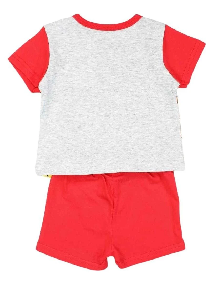 Disney Ensemble T shirt short bébé garçon Imprimé Le Roi Lion Rouge
