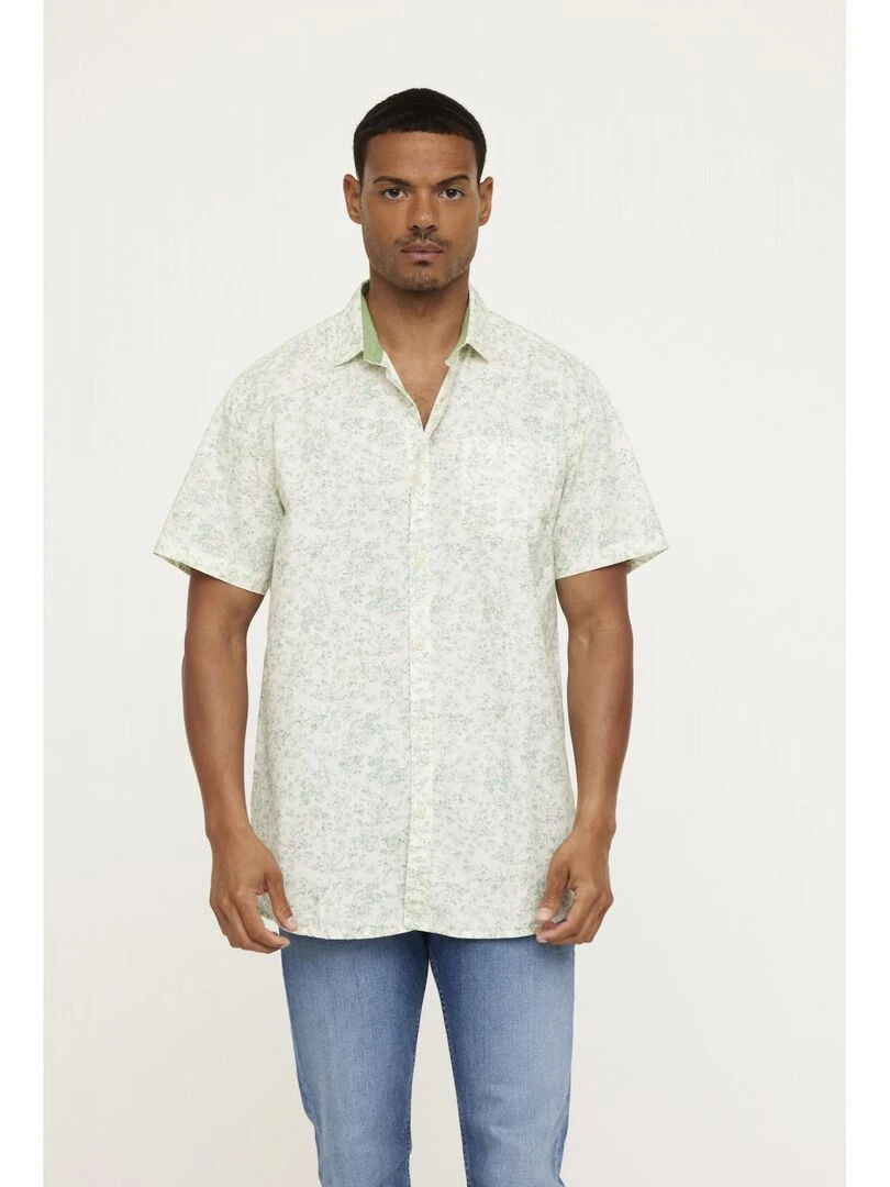 Lee Cooper Chemise manches courtes coton comfort DOMBO Beige