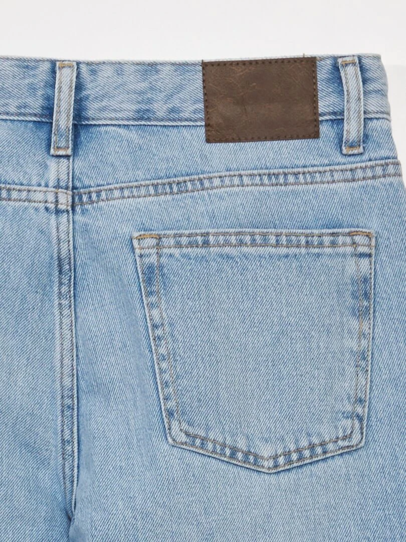 Jean droit à 5 poches   L30   Bleu