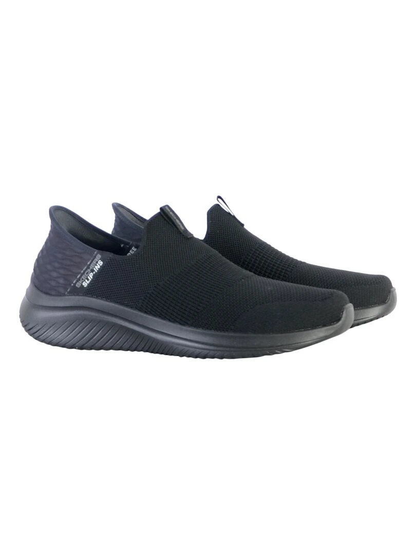 Basket à Enfiler Skechers Ultra Flex 3.0 Smooth Step   Noir