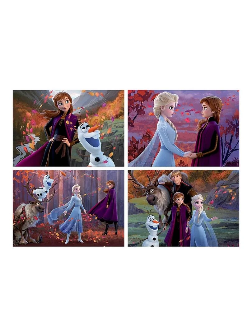 Puzzles de 50 à 150 pièces : 4 puzzles : La Reine des neiges 2 (Frozen 2) N/A