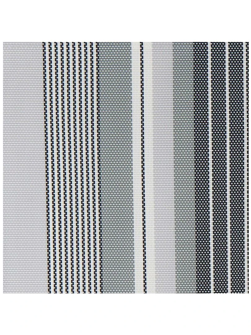 Set de table plastifié et rayé   Gris clair