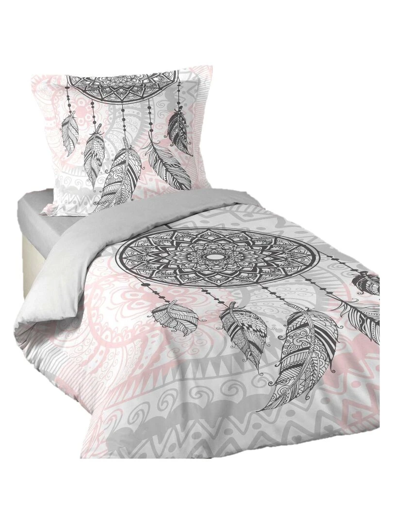 Parure Housse de couette Collection Attrape Reves Namaste Rose