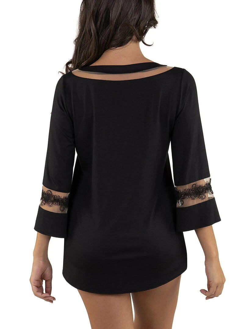 Top manches longues Luxury Dream Noir