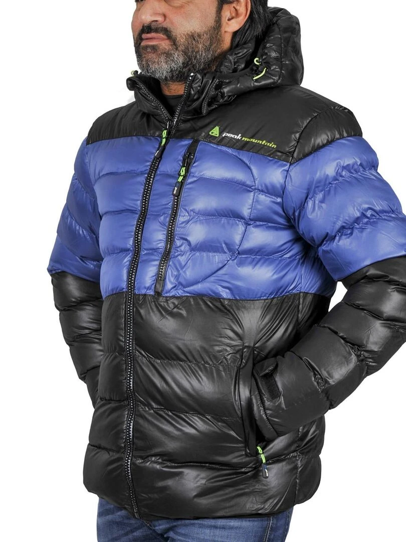 Doudoune de ski homme CAPTIN   PEAK MOUNTAIN   Noir Bleu marine