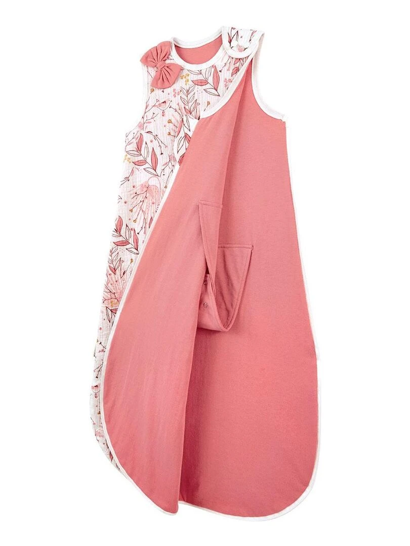 Gigoteuse d'été en gaze de coton Birdy   Rose