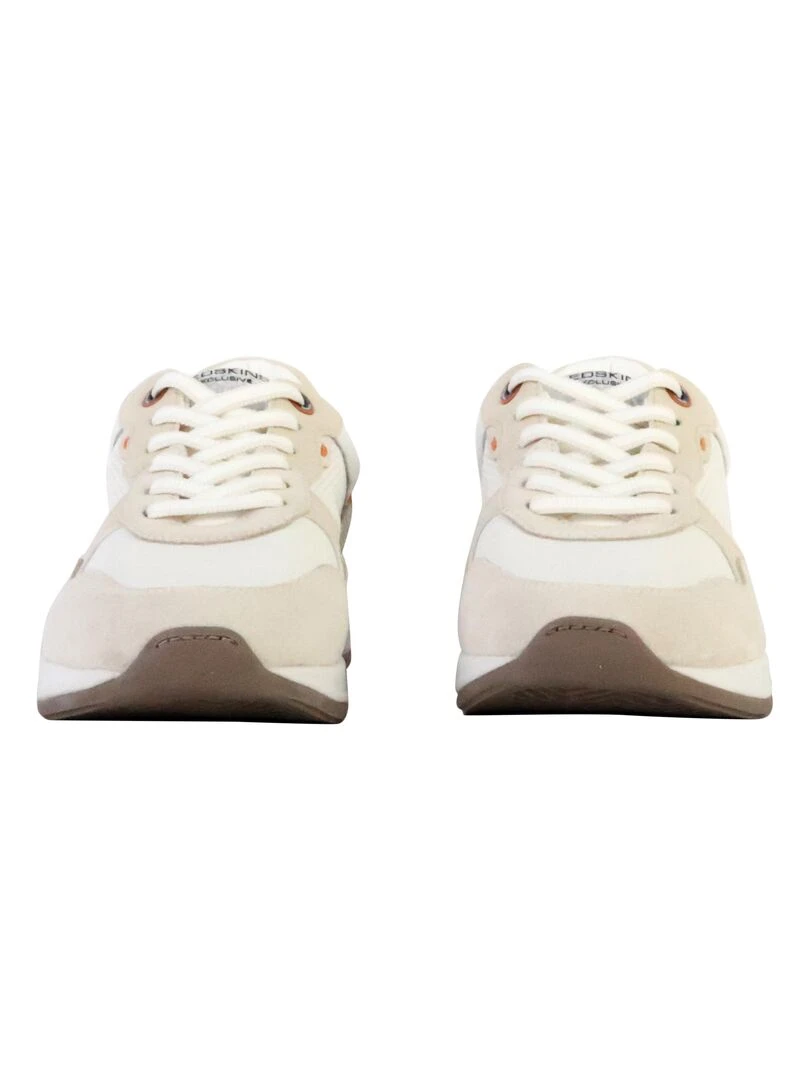 Basket Cuir Redskins   Beige