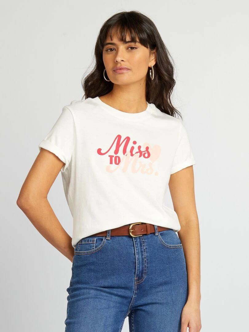 Tee shirt spécial EVJF Miss to Mrs