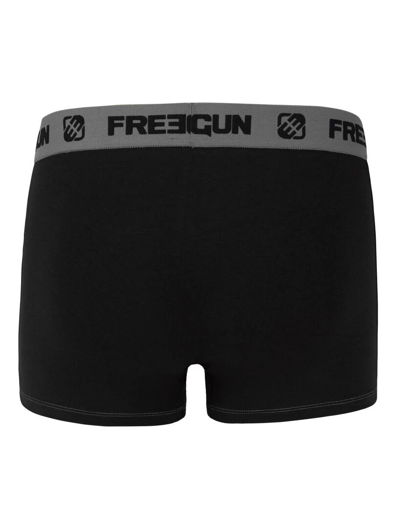 Lot de 4 Boxers homme coton Gris Freegun   Gris