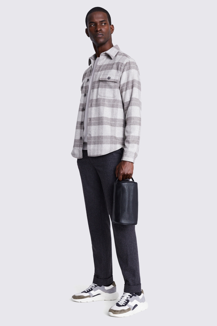 Black Grained Leather Washbag   Buy Online at Moss