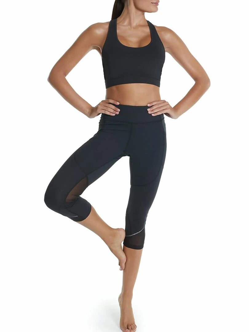 Legging de sport 7 8 Tech ST2 noir   Noir