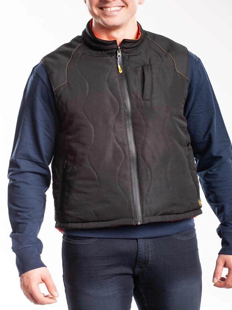 Gilet sans manches matelassé réversible 'Rica Lewis' Noir