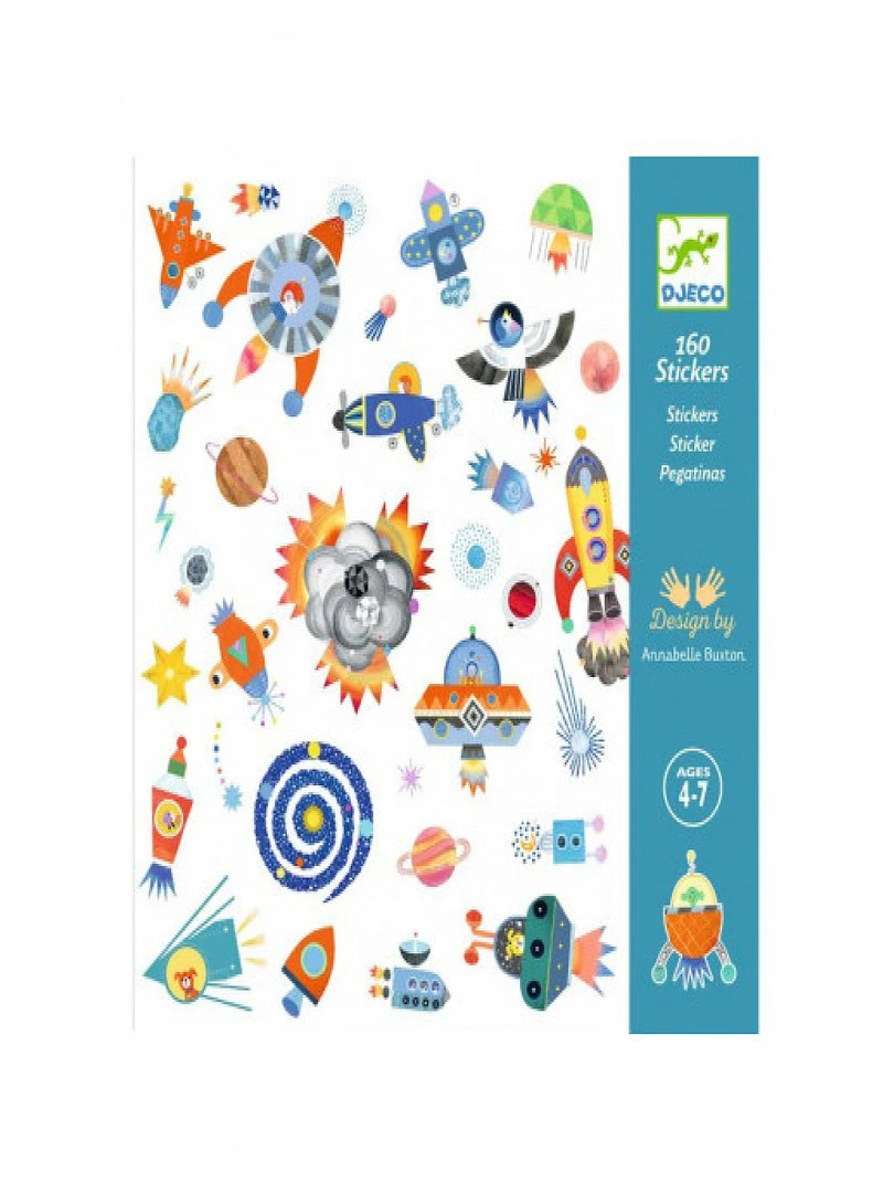 Pochette De 160 Stickers Interstellaire N/A