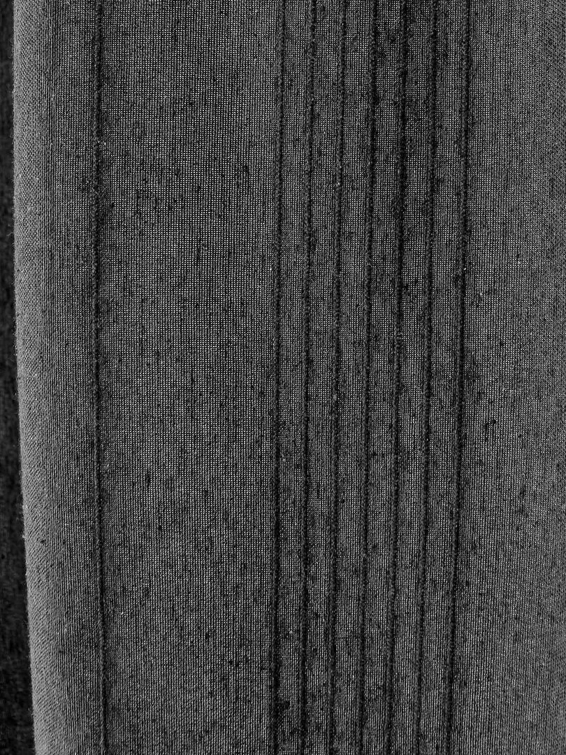 Rideau tendance en coton recyclé   gris anthracite