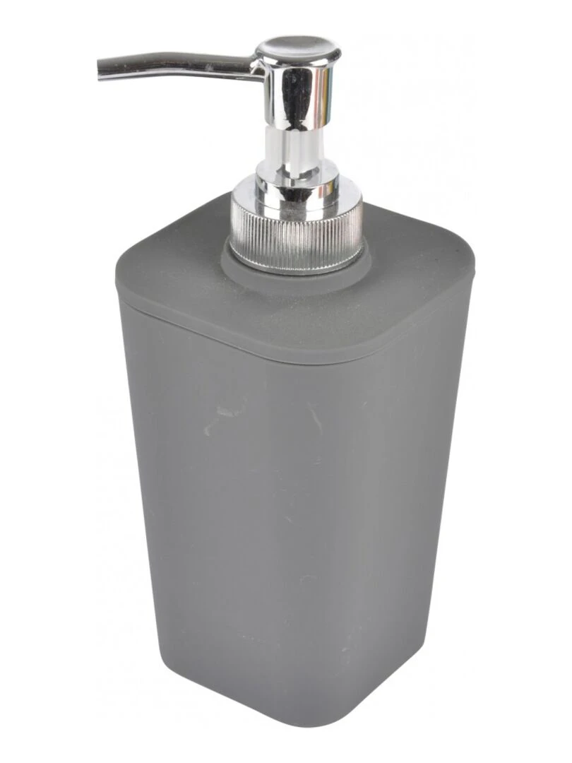 Distributeur de Savon Vitamines Soft Touche anthracite Gris