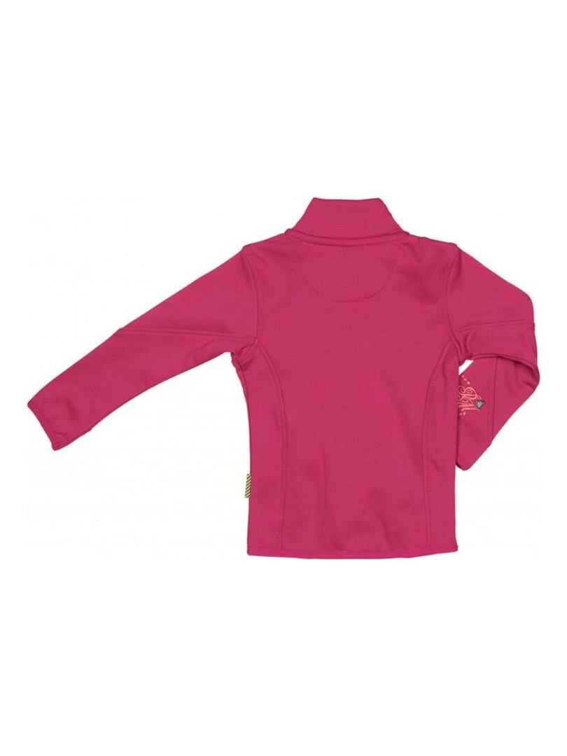 Blouson polarshell fille FAYNUR PEAK MOUNTAIN Rose fushia