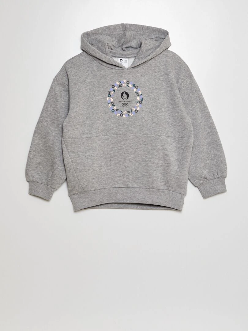 Sweat en molleton Paris 2024 Blanc