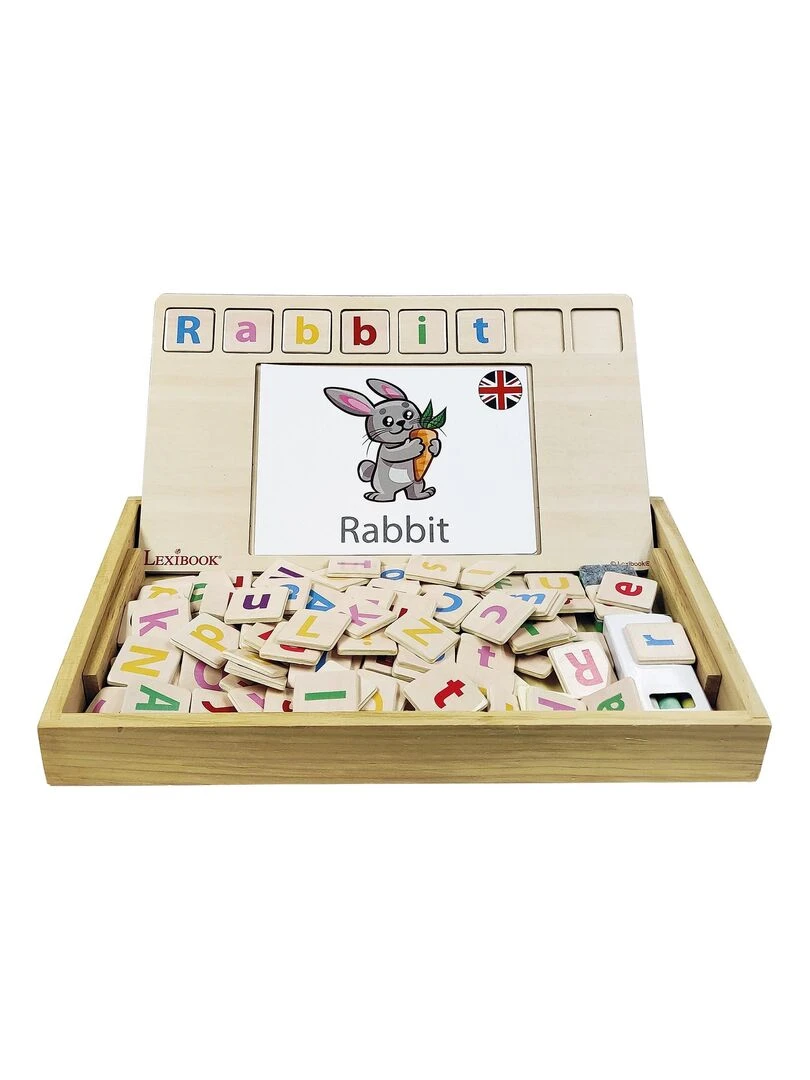 Bio Toys L’ecole Des Mots Bilingue Français  Anglais – Jeu En Bois   N/A
