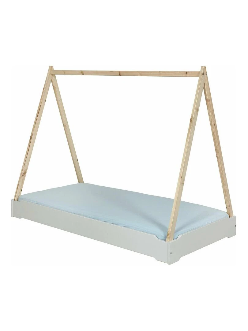 Lit empilable cabane Jelly AKITEN RETAIL Gris