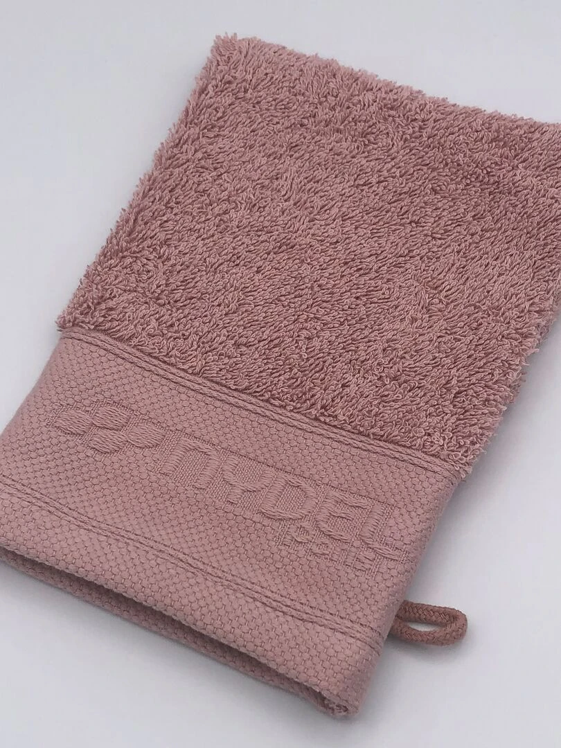 GANT 15x21 cm COTON BIO 700grm ² Rose pâle