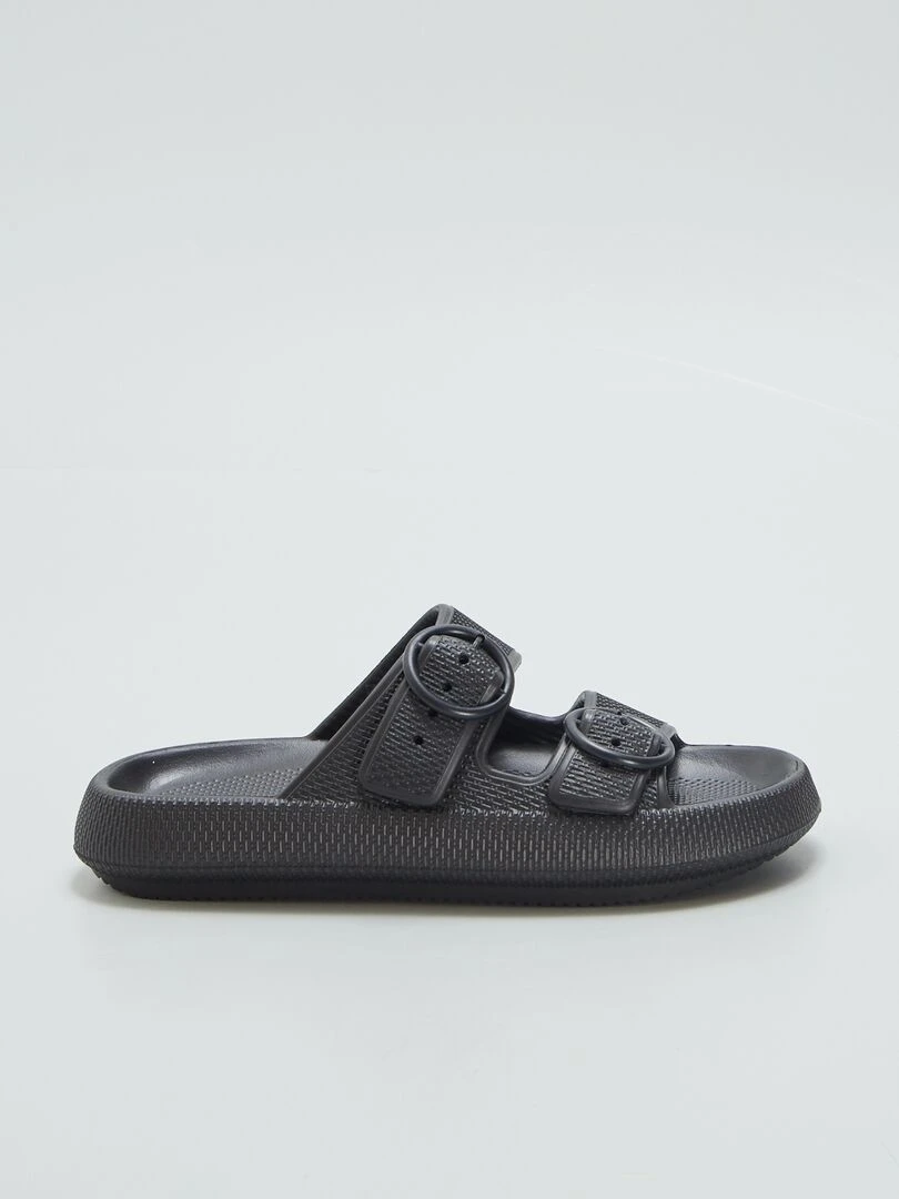 Mules avec boucles   NOIR